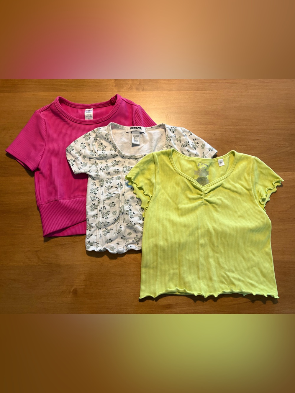 Girls T-Shirt Bundle, Size 7/8